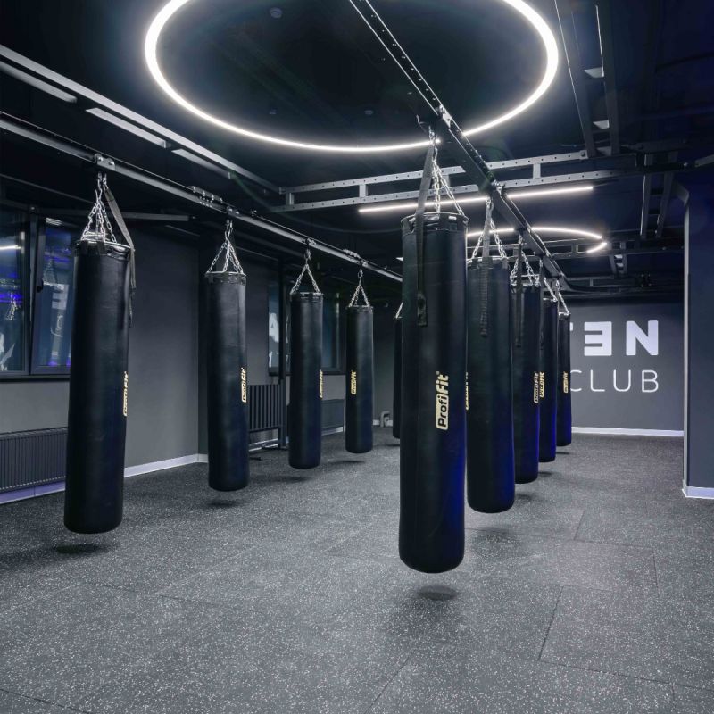 Коврик резиновый (Sport Рlit Premium) 1000x1000x15 мм PROFI-FIT