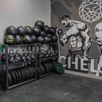 Гиря обрезиненная с хромированной ручкой PROFI-FIT 32 кг