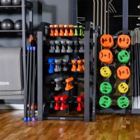 Гантель в виниловой оболочке, шестигранник PROFI-FIT 1 кг, зеленая