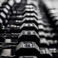 Гантель гексагональная обрезиненная PROFI-FIT 15 кг