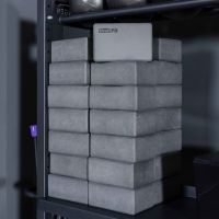 Блок для йоги серый PROFI-FIT