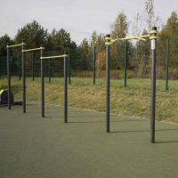 W211 GTO Перекладины разноуровневые для подтягивания из виса на высокой перекладине  ZAVODSPORTA