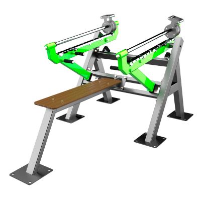 Force-2800 Уличный тренажер Жим лежа с переменной нагрузкой ZAVODSPORTA