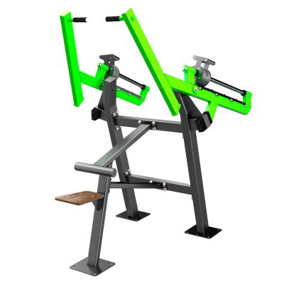 F-2807 Уличный тренажер Верхняя тяга с переменной нагрузкой ZAVODSPORTA