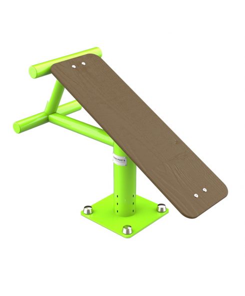 F-1701 Уличный тренажер Скамья для пресса ZAVODSPORTA