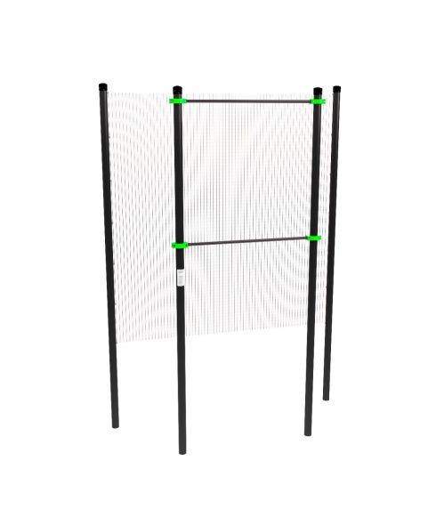 W253 GTO Мишень на стойках квадратная (подходит ОВЗ) ZAVODSPORTA